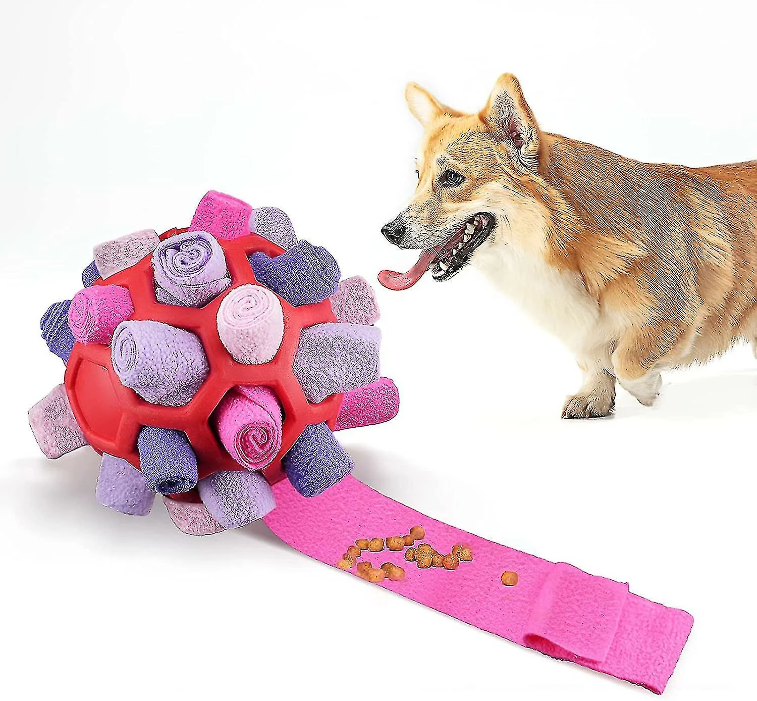 Unbranded Jouet Interactif Pet Snuffle Ball Dog, Encourager Les Compétences Naturelles De Recherche De NourritureFormation à La Nourriture Lente, Chiot Résistant Aux Morsures Jouets 1 Unbranded Jouet Interactif Pet Snuffle Ball Dog, Encourager Les Compétences Naturelles De Recherche De NourritureFormation à La Nourriture Lente, Chiot Résistant Aux Morsures Jouets