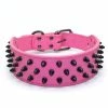 Unbranded Dogs Kingdom Leather Black Spiked Studded Dog Collar 2 » De Large, Collier Boxer