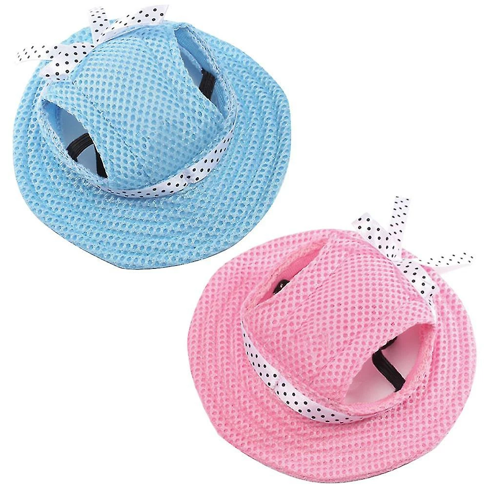 Unbranded 2 Pièces Round Brim Pet Baseball Hat Dog Mesh Porous Cap 1 Unbranded 2 Pièces Round Brim Pet Baseball Hat Dog Mesh Porous Cap
