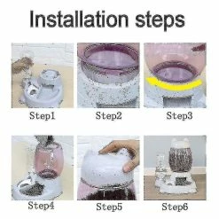 Unbranded 2.2l Pet Dog Cat Automatic Er Bowl Pour Chiens 528ml Bouteille Kitten Bowls Slow Foo 8 Unbranded 2.2l Pet Dog Cat Automatic Er Bowl Pour Chiens 528ml Bouteille Kitten Bowls Slow Foo -nourriture pour chien boutique 737535576 max