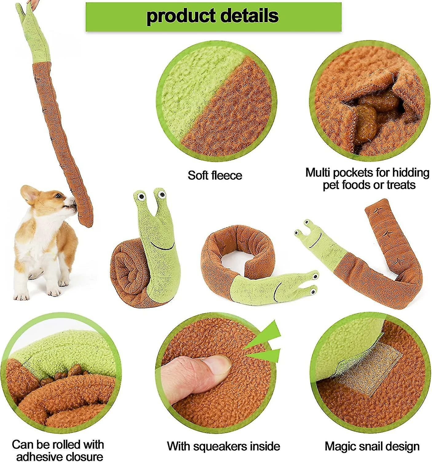 Luluzhu Snuffle Mat Dog Toy,Snuffle Mat,Dog Scavenging Mat,dog Sntab Toy,dog Trainer Mat,Training Décompression Dog Toys,pour La Recherche De Nourriture,relaxation 4 Luluzhu Snuffle Mat Dog Toy,Snuffle Mat,Dog Scavenging Mat,dog Sntab Toy,dog Trainer Mat,Training Décompression Dog Toys,pour La Recherche De Nourriture,relaxation – Image 4