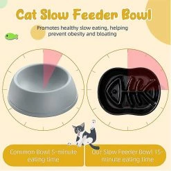 Unbranded Céramique Slow Feeder Dog Bowls Cat Bowl Fun Interactive Feeder Bowl Healthy Eating Diet Pet Bowls -nourriture pour chien boutique 742021865 max