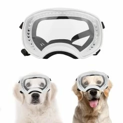 Unbranded Lunettes De Chien Transparentes Medium Large Dog Sport Lunettes De Soleil Protection UV Soft Pet Goggles Deep Eyecups Fog / Coupe-vent Lunettes D’extérieur Pour Chiens De Taille Moyenne à Grande -nourriture pour chien boutique 743688399 max