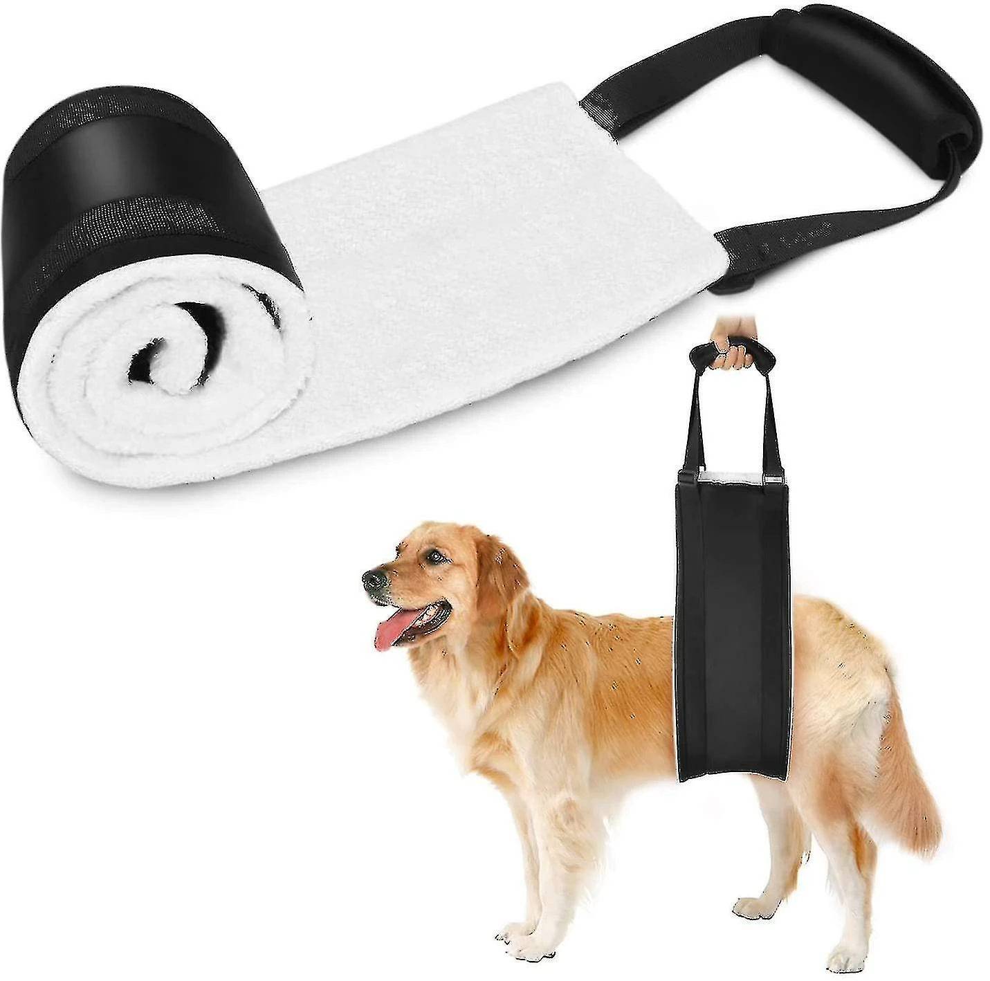 Unbranded Dog Sling Vet Approuvé Réglable Dog Lift Sling Back Legs Hip Support Harness 1 Unbranded Dog Sling Vet Approuvé Réglable Dog Lift Sling Back Legs Hip Support Harness