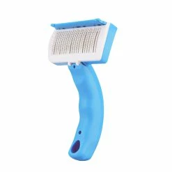 Unbranded Dog Cat Tool Self Cleaning Home Pet Grooming Brush Durable Loose Hair Remover