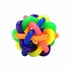 Unbranded Teeth Training Dog Woven Ball Chew Toy Avec Bell Portable Home Wear Resistant