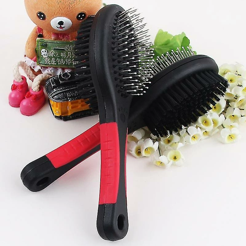 Unbranded 1pc Double Face Pet Dog Comb Long Hair Brush Plastique Puppy Cat Massage Bath Brush Multifonction Pet Grooming Tool S 1 Unbranded 1pc Double Face Pet Dog Comb Long Hair Brush Plastique Puppy Cat Massage Bath Brush Multifonction Pet Grooming Tool S