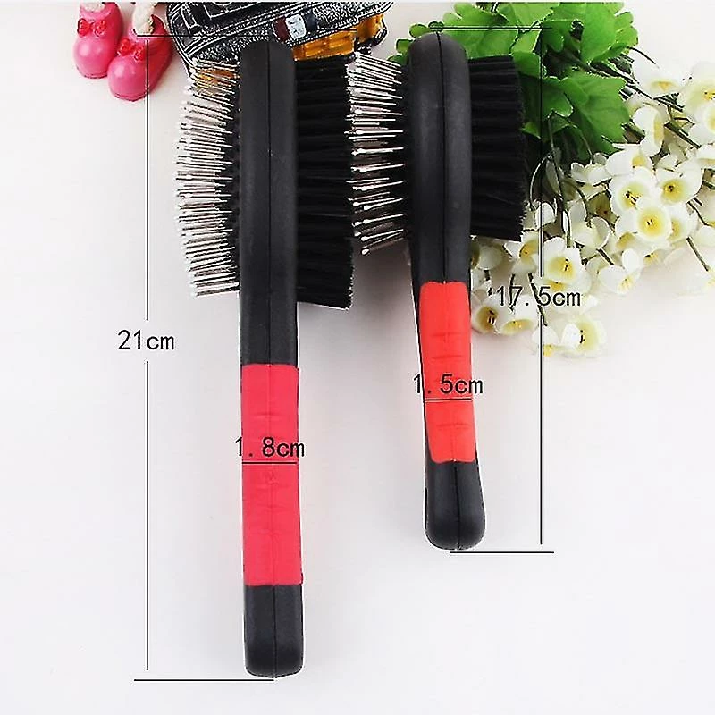 Unbranded 1pc Double Face Pet Dog Comb Long Hair Brush Plastique Puppy Cat Massage Bath Brush Multifonction Pet Grooming Tool S 2 Unbranded 1pc Double Face Pet Dog Comb Long Hair Brush Plastique Puppy Cat Massage Bath Brush Multifonction Pet Grooming Tool S – Image 2