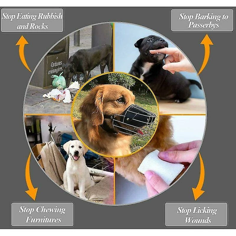 Unbranded Super Metal Muzzle Dog Muzzle Leather Muzzle Pour Grands Chiens Xxl 5 Unbranded Super Metal Muzzle Dog Muzzle Leather Muzzle Pour Grands Chiens Xxl â Image 5