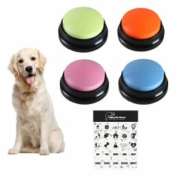 Unbranded Dog Vocal Trainer Pet Communication Button Pet Toy Buzzer 8 * 8cm