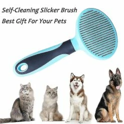 Luluzhu Cat Brush Soft Dog Grooming Tool Supprime Le Sous-poil Lâche Autonettoyant -nourriture pour chien boutique 756261958 max