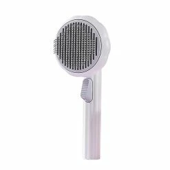 Bihd Pet Dog Cat Self Cleaning Toilettage Slicker Brush Massage Hair Remover Peign Lavable