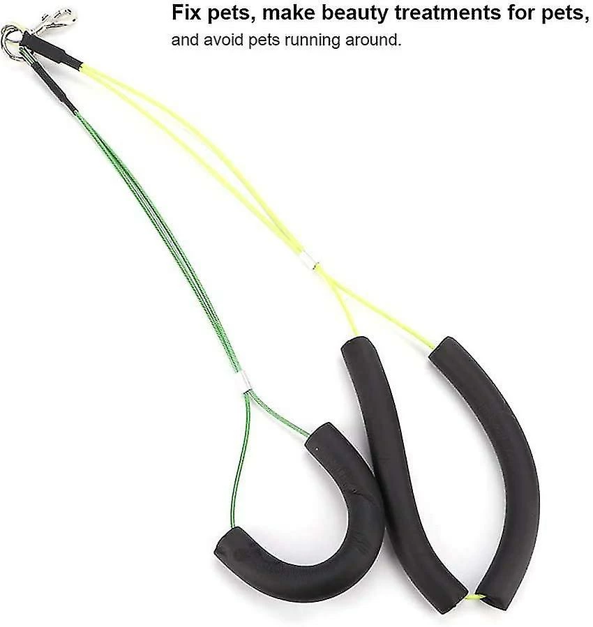 Yoxier Pet Grooming Table Corde Pet Grooming Leash Neck And Hock Holder Dog Grooming Buckle Jaune + Vert 4 Yoxier Pet Grooming Table Corde Pet Grooming Leash Neck And Hock Holder Dog Grooming Buckle Jaune + Vert – Image 4