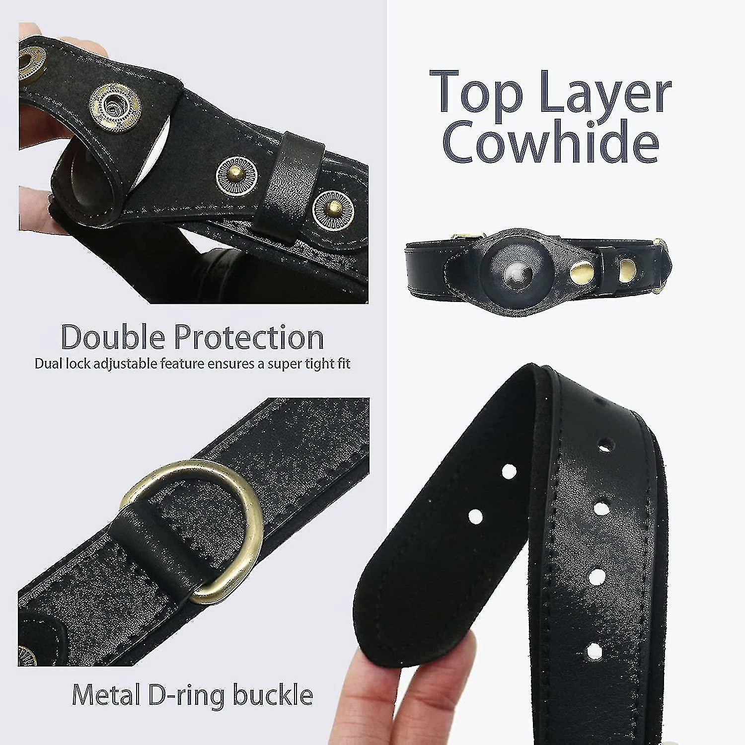 Unbranded Tag Dog Collar, Adjable Cow Dog Collar D Compatible With Tag, Compatible With S Medium And Lar Dog Cat#d205499 4 Unbranded Tag Dog Collar, Adjable Cow Dog Collar D Compatible With Tag, Compatible With S Medium And Lar Dog Cat#d205499 â Image 4