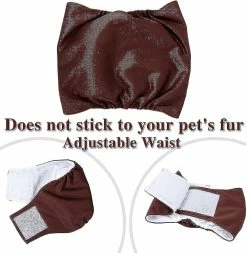 Unbranded Washable Dog Diapers(3 Pack) Reusable Y For Dogs, Absorpt And No Leaka Dog Wraps,comfortable And Durable -nourriture pour chien boutique 759041704 max