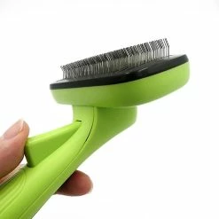 Unbranded Self Nettoyant Pet Brush Handheld Pet Dog Hair Grooming Brush Easy Self-cleaning Grooming Deshedder Pet Comb -nourriture pour chien boutique 759447287 max