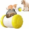 Unbranded Jouet Pour Chien, Jouet Interactif Iq Pet Dog Ball, Jouet De Friandises Interactif, Distributeur De Croquettes Pour Chiens, Boule De Nourriture Pour Chien, Smart Dog Ball Jaune