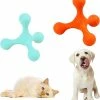 Unbranded Dog Chew Toys Dents Nettoyage Caoutchouc Dog Chew Toys Interactive Dog Toy Pour Small Medium Large Dogs 2pc