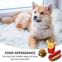 Unbranded Vente Personnalisée De Jouets Pour Chiens En Peluche, Forme De Hot-dog, Jouet En Peluche Détachable à Croquer, 9 Unbranded Vente Personnalisée De Jouets Pour Chiens En Peluche, Forme De Hot-dog, Jouet En Peluche Détachable à Croquer, -nourriture pour chien boutique 761664548 max