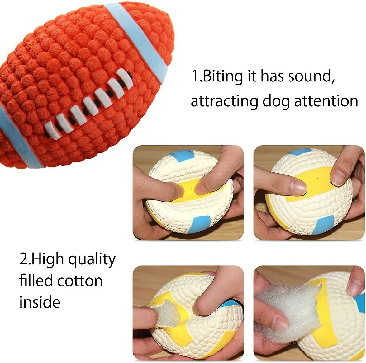 Unbranded Dog Balls Dog Balls Dog Toy Chew Rubber Ball Dogs Interactive Toy With Sound 3 Unbranded Dog Balls Dog Balls Dog Toy Chew Rubber Ball Dogs Interactive Toy With Sound – Image 3
