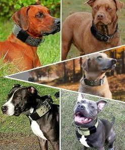Unbranded Dog Collar For Large Dogs Wide Tactical Collars With For Extra Large Breed Dogs , Thick Puppy Collar Nylon B -nourriture pour chien boutique 763017352 max