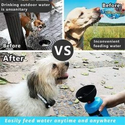 LetsGO Portable Dog Water Bottle Pliable Pet Feeder Bowl Water Bottle Pets Outdoor Travel Drinking Dog Bowls Drink Bowl Dogs -nourriture pour chien boutique 763852570 max