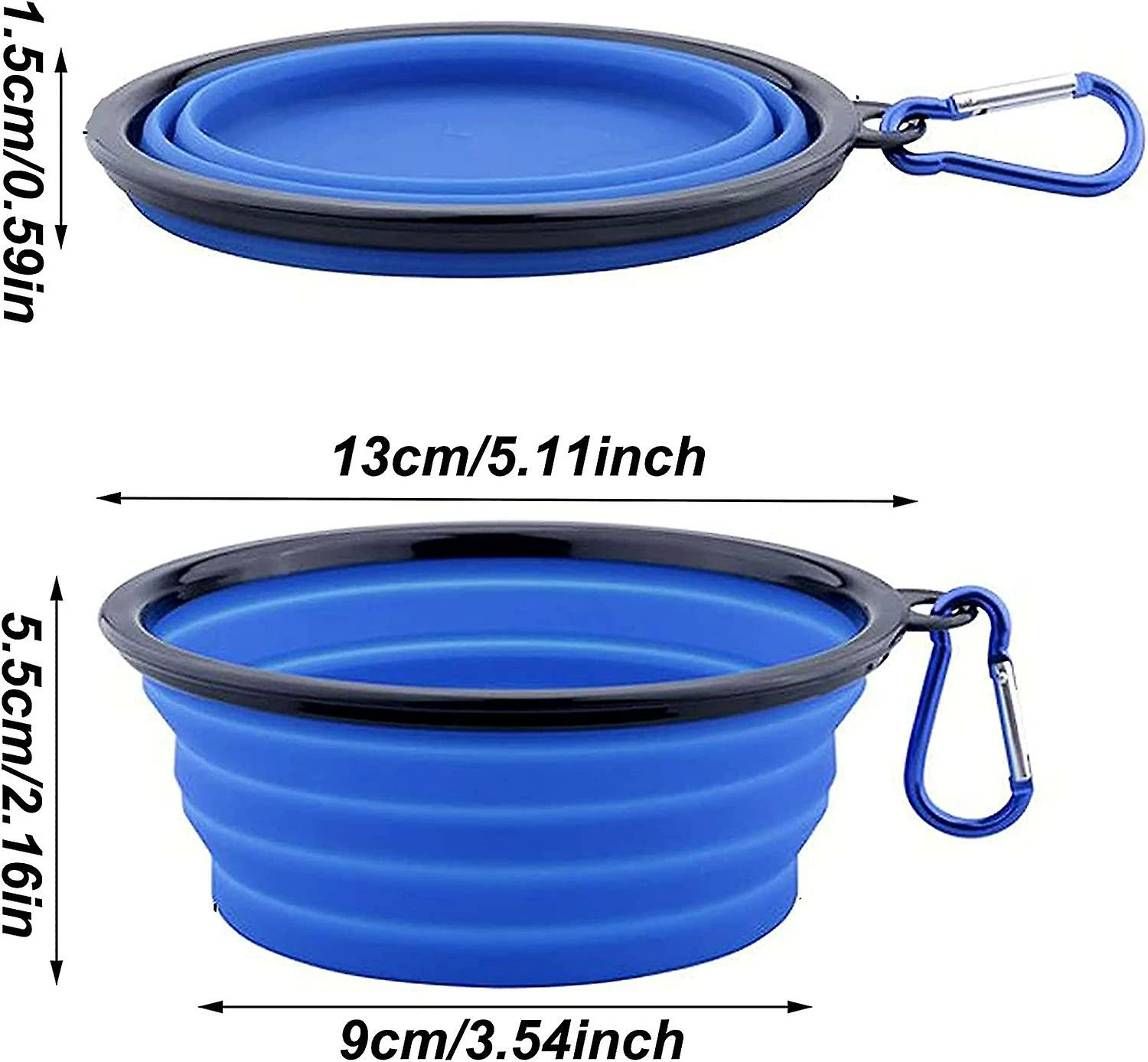 LetsGO Bol Pour Chien Avec Mousqueton 3 Pièces Bol De Voyage En Silicone Portable Pliable Bol Pour Chien Pliable Dog Bowl étanche Bol Pour Chien Pour Promenades Itinérantes Camping Chenil 3 LetsGO Bol Pour Chien Avec Mousqueton 3 Pièces Bol De Voyage En Silicone Portable Pliable Bol Pour Chien Pliable Dog Bowl étanche Bol Pour Chien Pour Promenades Itinérantes Camping Chenil – Image 3