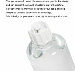 LetsGO Pet Rabbit Dog Water Dispenser Hanging Guinea Pig Drinker Bottle Guinea Pig Ferret Dwarf Rabbit