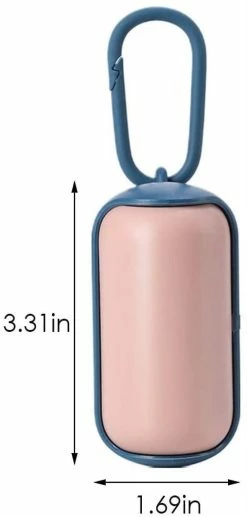 LetsGO Dog Poop Bags Plastic Dispenser Bag Holder Portable Pet Poop Small Trash Can Cat Dog Dispenser Bag Poop Bag Feces (a) -nourriture pour chien boutique 763870440 max