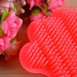 LetsGO X Gant De Toilettage Bath Brush Dog Cat Brush Massage Gummie Curry Brush Grooming Maintenance Brush (bleu, Rouge) -nourriture pour chien boutique 763871479 max