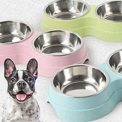LetsGO Bol Pour Chat En Acier Inoxydable 2 En 1 Anti Glutton Cats Dog Bowl, Bol Interactif Antidérapant Pour Animaux De Compagnie -nourriture pour chien boutique 763875107 max 1