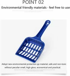 LetsGO Pelle à Litière Pelle De Tamisage Chat Poignée Solide Poignée Facile à Nettoyer Poignée De Tamis Dog Pooper Scooper Longue Pelle Poignée De Tamis -nourriture pour chien boutique 763886702 max