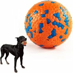LetsGO Dog Toy Ballsdog Rubber Chew Ball Clean Teeth Non-toxic Resistant Toyinteractive Iq Puzzle Training Toy Ball Pour Petit Chien Moyen