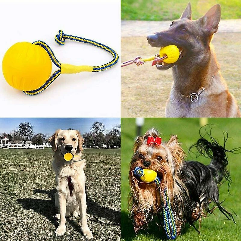Unbranded Dog Ball, Dog Chew Ball Avec Corde, Dog Interactive Ball Launcher Pour L’exercice D’entraînement De Jeu D’animaux, Diamètre De La Balle 7cm Gdrhvfd 4 Unbranded Dog Ball, Dog Chew Ball Avec Corde, Dog Interactive Ball Launcher Pour L’exercice D’entraînement De Jeu D’animaux, Diamètre De La Balle 7cm Gdrhvfd – Image 4