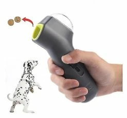Unbranded Dog Food Equipment Portable Interactive Treat Dispenser Launcher Gun