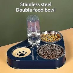Unbranded 3 En 1 Dog Er Bowl Avec Dog Bottle Cat Automatic Bowl Cat Food Bowl Pet Less Steel Double 3 Bowls -size - 7 Unbranded 3 En 1 Dog Er Bowl Avec Dog Bottle Cat Automatic Bowl Cat Food Bowl Pet Less Steel Double 3 Bowls -size - -nourriture pour chien boutique 772201841 max