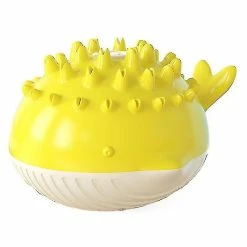 Unbranded Electric Pet Floating Swimming Pool Dog Toy Functal Molar Sprinkleryellow