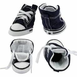 Unbranded Puppy Pet Dog Antidérapant Toile Outdoor Sports Chaussures Baskets Bottes Chaussures De Sport, Semelle En Caoutchouc + Tissu De Coton Doux Intérieur(4) -nourriture pour chien boutique 776364543 max