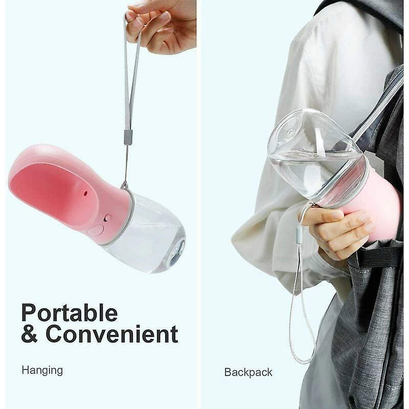 Unbranded Distributeur D’eau Pour Animaux De Compagnie Antibactérien Qualité Alimentaire Étanche Chien Chat Outdoor Travel Drink Bouteille Bol-350ml Dog Gift (rose) 5 Unbranded Distributeur D’eau Pour Animaux De Compagnie Antibactérien Qualité Alimentaire Étanche Chien Chat Outdoor Travel Drink Bouteille Bol-350ml Dog Gift (rose) – Image 5