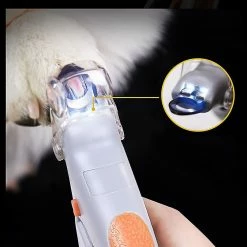Unbranded Pet Dog Cat Nail Clipper Avec Led Light Nail Trimmmer Pet Supplies