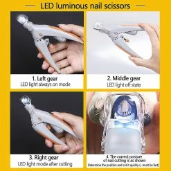 Unbranded Pet Dog Cat Nail Clipper Avec Led Light Nail Trimmmer Pet Supplies -nourriture pour chien boutique 776717007 max