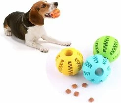 Unbranded Pet Dog Cat Balle De Jouet Interactive Pour Le Nettoyage Des Dents, Balle De Mastication En Caoutchouc Iq Training Ball Puzzle Jouets Pour Chien Chat (7cm,) -nourriture pour chien boutique 776727771 max