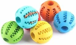 Unbranded Pet Dog Cat Balle De Jouet Interactive Pour Le Nettoyage Des Dents, Balle De Mastication En Caoutchouc Iq Training Ball Puzzle Jouets Pour Chien Chat (7cm,) -nourriture pour chien boutique 776727957 max
