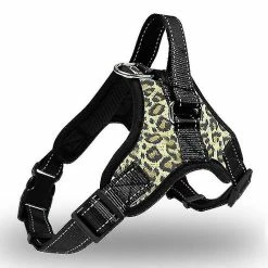 Unbranded Pet Dog Leash Traction Harnais De Poitrine Drag Explosion-proof Leopard-s Aespa