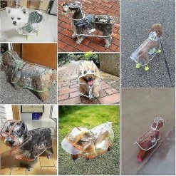 Unbranded Corgi Imperméable Pet Waterproof Supplies Summer Vest Small Medium Dog Français Fight Teddy Dog Clothes Poncho, White, Xl Crjjkoy -nourriture pour chien boutique 776737113 max