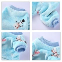 Unbranded Sysy Dog Clothes Christmas Clothes Four Foot Plush Pet Clothes Christmas Pet Supplies Xl -nourriture pour chien boutique 778881597 max