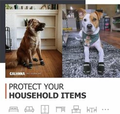 Unbranded Dog Shoes For Hot Pavement Dog Boots For Medium Large Dogs Waterproof Dog Booties With Anti-ip Sole Paw Protectors 4pcs 7 Unbranded Dog Shoes For Hot Pavement Dog Boots For Medium Large Dogs Waterproof Dog Booties With Anti-ip Sole Paw Protectors 4pcs -nourriture pour chien boutique 779057885 max