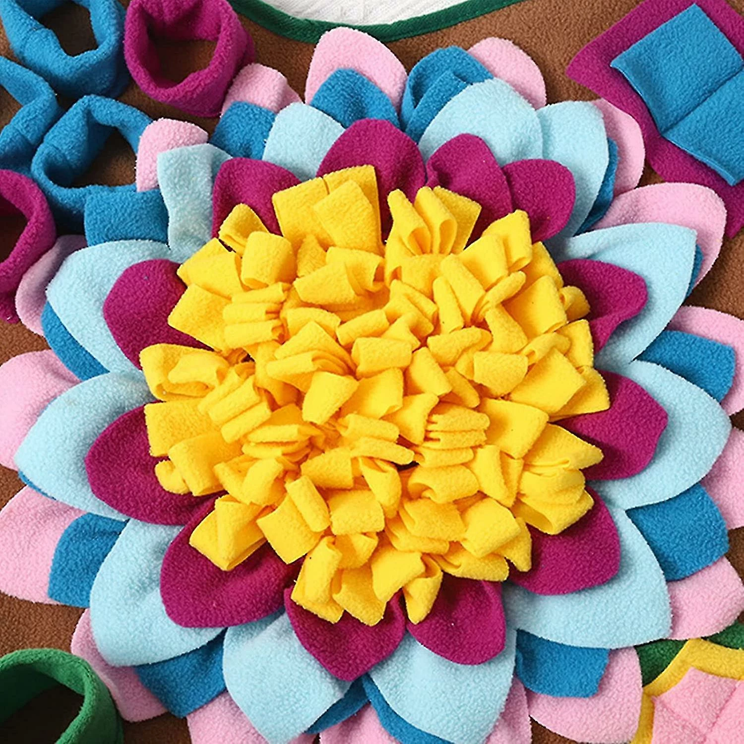 Unbranded Pet Snuffle Mat Pour Chiens Grand Medium Petit Chat De Compagnie Tapis De Nourriture Pour Chiens Pour Les Sols Polar Fleece Dog Feeding Mat - - 2 Unbranded Pet Snuffle Mat Pour Chiens Grand Medium Petit Chat De Compagnie Tapis De Nourriture Pour Chiens Pour Les Sols Polar Fleece Dog Feeding Mat - - – Image 2