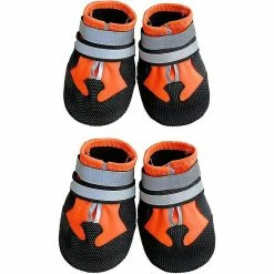 Unbranded Paw Guard Dog Shoes Bottes De Chien Antidérapantes Imperméables Pour Chiens Avec Sangles Réfléchissantes Réglables Chaussures De Chien D’extérieur Pour Petites, Moyennes Et Grandes