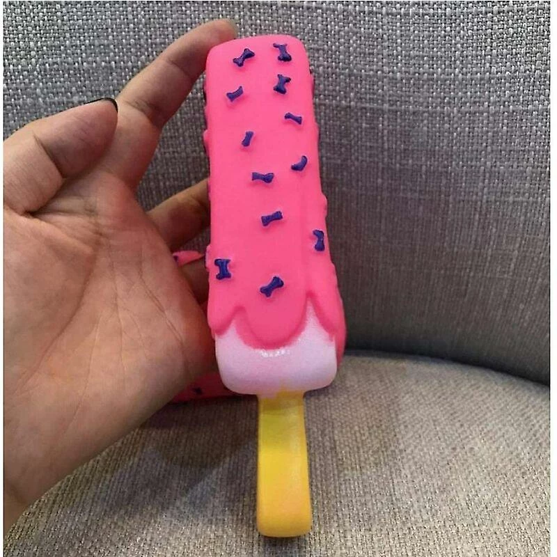 Unbranded Pack Pet Dog Toys Mâcher Hurler Caoutchouc Rose Popsicles Premade Toys Ice Cream Molar Toys 3 Unbranded Pack Pet Dog Toys Mâcher Hurler Caoutchouc Rose Popsicles Premade Toys Ice Cream Molar Toys – Image 3